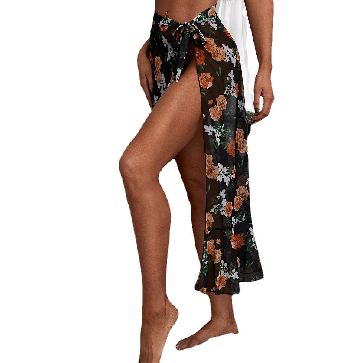 Women's Printed Beach Gauze Skirt