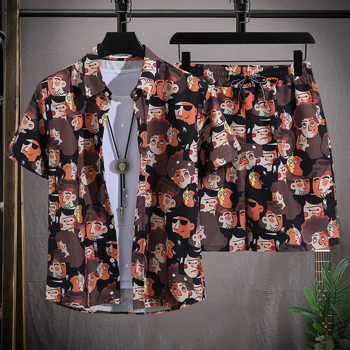 Men vacay Beach shorts Set