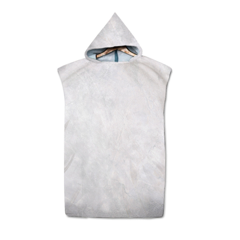 Beach Sun Protection Changing Hooded Cloak, Wearable Beach Swimming Towel